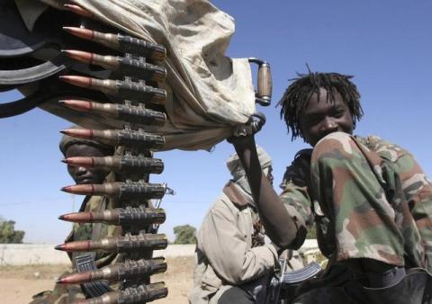 A child soldier from one of the many rebel groups operating along the Chad-Sudan border. PHOTO BY REUTERS/Emmanuel Braun