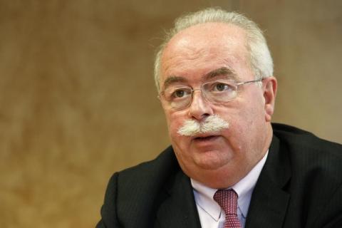 Christophe de Margerie, CEO of the French oil and gas company Total SA, speaks during an interview with Reuters in Paris, July 7, 2014. PHOTO BY REUTERS/Benoit Tessier