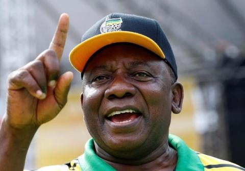 South Africa's Deputy President Cyril Ramaphosa. PHOTO BY REUTERS/Mike Hutchings