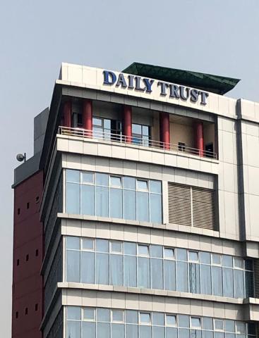 The Daily Trust newspaper head office is pictured in Abuja, Nigeria January 9, 2019. REUTERS/Afolabi Sotunde