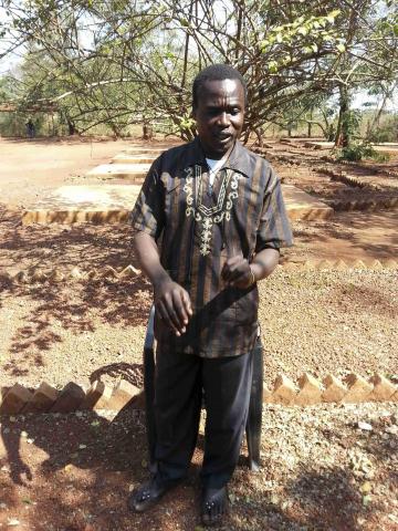 Dominic Ongwen, a senior Lord's Resistance Army commander who surrendered to U.S. troops in the Central African Republic, is seen in this handout photograph taken in the Central African Republic, January 14, 2015. PHOTO BY REUTERS/Uganda People's Defence Force (UPDF)