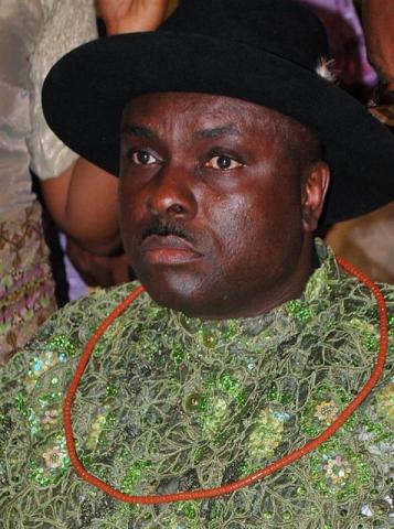 Former governor of Nigeria's Delta state James Ibori in Lagos