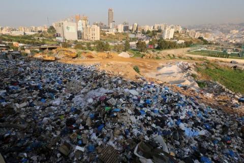 A garbage-filled area in Beirut, Lebanon December 22, 2015. Lebanon's cabinet on Monday agreed to export the country's waste in a move that could end a crisis that led to a wave of protests and threatened the downfall of the government. PHOTO BY REUTERS/Aziz Taher