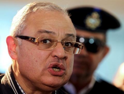 Egypt's Tourism Minister Hisham Zaazou talks to the media inside Nile hospital in the Red Sea resort of Hurghada, Egypt, January 9, 2016. PHOTO BY REUTERS/Mohamed Abd El Ghany