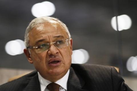 Egypt's tourism minister Hisham Zazou speaks during an interview with Reuters in London, Britain, November 3, 2015. PHOTO BY REUTERS/Stefan Wermuth
