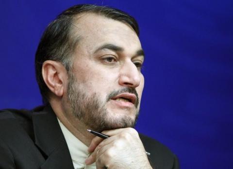 Iran's Deputy Foreign Minister Hossein Amir-Abdollahian speaks during a news conference in Moscow, December 18, 2012. PHOTO BY REUTERS/Maxim Shemetov