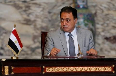 Egypt's Minister of Health and Population Dr. Imad Eddin Ahmed Radi attends a signing of agreements ceremony with Egypt's President Abdel Fattah al-Sisi and Sudanese President Omar Hassan al-Bashir at the El-Thadiya presidential palace in Cairo, Egypt. PHOTO BY REUTERS/Amr Abdallah Dalsh