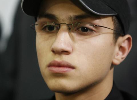 Jihad Moughniyah, son of Lebanon's Hezbollah late military leader Imad Moughniyah, attends a ceremony marking his father's 40th death in Beirut's suburbs in this March 24, 2008 file photo. PHOTO BY REUTERS/Khalil Hassan