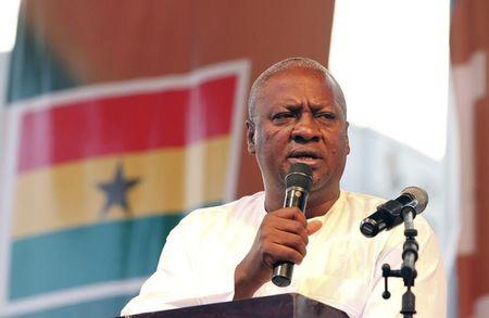 Ghanaian newly elected president John Dramani Mahama in a file photo. PHOTO BY REUTERS/Luc Gnago