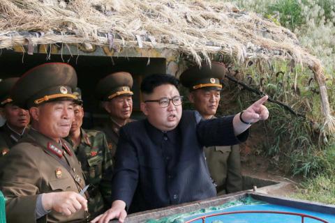 North Korean leader Kim Jong Un. PHOTO BY REUTERS/KCNA