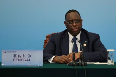 Senegal's President Macky Sall speaks at the 2018 Beijing Summit of Forum on China-Africa Cooperation joint news conference at the Great Hall of the People in Beijing, China, September 4, 2018. PHOTO BY REUTERLintao Zhang/Pool