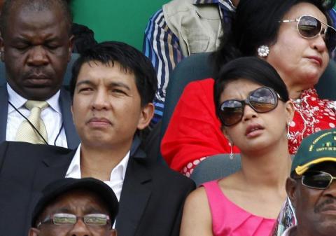Madagascar President and his wife
