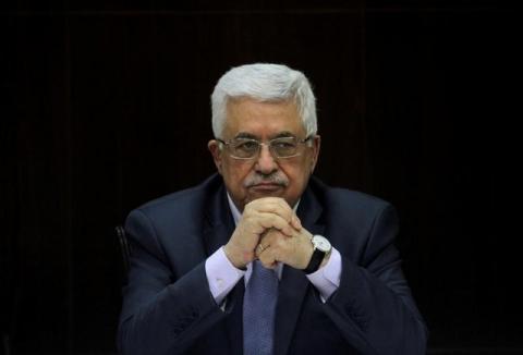 Palestinian President Mahmoud Abbas heads a Palestinian cabinet meeting in the West Bank city of Ramallah, July 28, 2013. PHOTO BY REUTERS/Issam Rimaw
