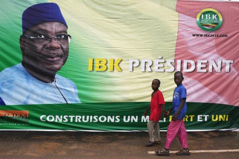 Mali's President Elect Ibrahim Boubacar Keita