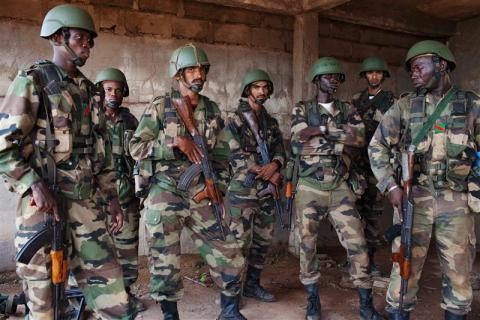 Malian soldiers undergo training