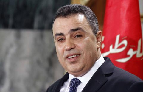Tunisia's Prime Minister Mehdi Jomaa speaks during a news conference in Tunis