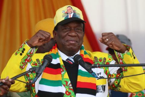 President Emmerson Mnangagwa. PHOTO BY REUTERS/Philimon Bulawayo