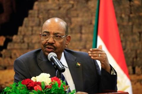 Sudan’s President Omar Al Bashir speaks during a joint news conference with Belarussian counterpart Alexander Lukashenko at the presidential palace at Khartoum, Sudan, January 17, 2017. PHOTO BY REUTERS/Mohamed Nureldin Abdallah