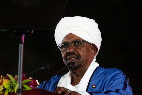 Sudan’s President Omar Al Bashir addresses the nation during the 62nd Anniversary Independence Day at the Palace in Khartoum, Sudan, December 31, 2017. PHOTO BY REUTERS/Mohamed Nureldin Abdallah