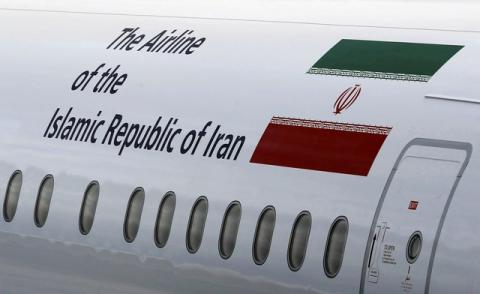 An IranAir Airbus A321 with the description "The Airline of the Islamic Republic of Iran" on the passenger plane as the company takes delivery of the first new Western jet under an international sanctions deal in Colomiers, near Toulouse, France, January 11, 2017. REUTERS/Regis Duvignau