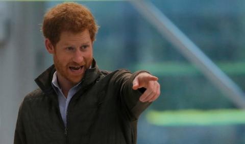 Britain's Prince Harry, on a promotional visit for the 2018 Invictus Games, visits the Sydney Olympic Park Aquatic Center which will be a host venue in Sydney, Australia, June 8, 2017. PHOTO BY REUTERS/Jason Reed