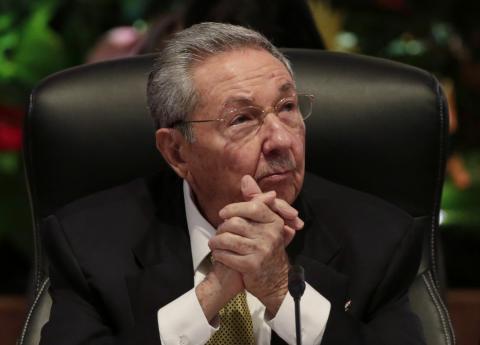 Cuba's President Raul Castro attends the opening session of the 10th ALBA alliance summit in Havana, December 14, 2014. PHOTO BY REUTERS/Enrique De La Osa