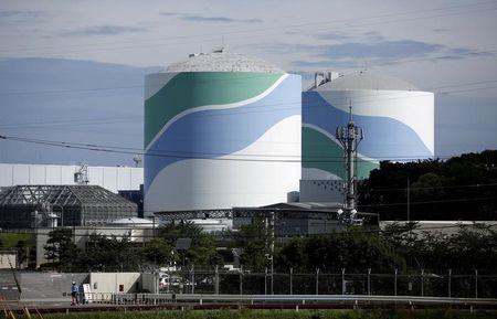 No.1 (L) and No.2 reactor buildings are seen at Kyushu Electric Power's Sendai nuclear power station in Satsumasendai, Kagoshima prefecture, Japan, July 8, 2015. PHOTO BY REUTERS/Issei Kato