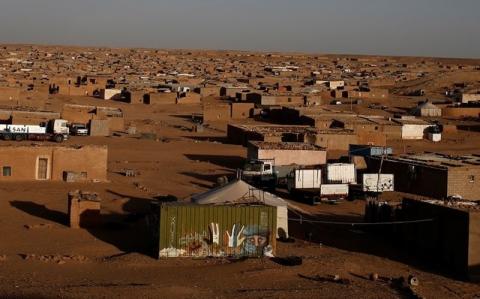 A general view of a part of the refugee camp of Boudjdour in Tindouf, southern Algeria, March 3, 2016. PHOTO BY REUTERS/Zohra Bensemra