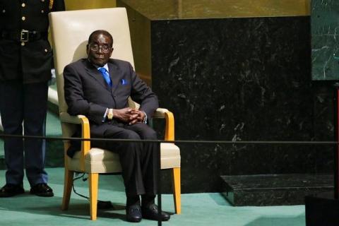 Zimbabwe's former President Robert Mugabe. PHOTO BY REUTERS/Eduardo Munoz