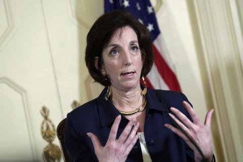 U.S. Assistant Secretary for Western Hemisphere Affairs Roberta Jacobson speaks during a conference in Havana, January 23, 2015. PHOTO BY REUTERS/Enrique De La Osa
