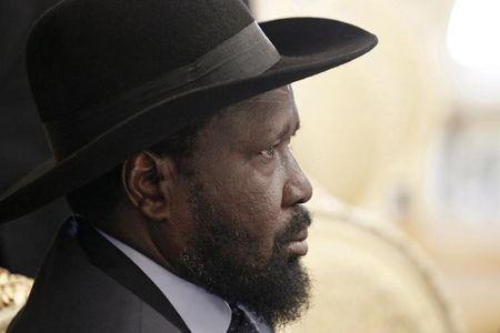 South Sudan's President Salva Kiir attends the 28th Extraordinary Summit of the Intergovernmental Authority on Development (IGAD) Head of State and Government in Addis Ababa, November 6, 2014. PHOTO BY REUTERS/Tiksa Negeri