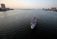 A boat transports people along the river Nile in Cairo, Egypt, July 2, 2019. PHOTO BY REUTERS/Mohamed Abd El Ghany