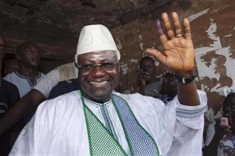 Sierra Leone's incumbent President Ernest Bal  Koroma