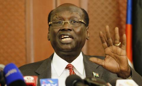 Picture of Foreign Minister Barnaba Marial Benjamin