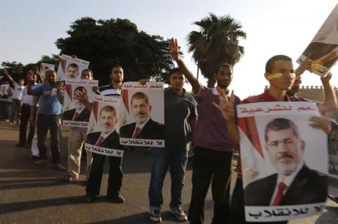 Supporters of deposed Egyptian President Mohamed Mursi