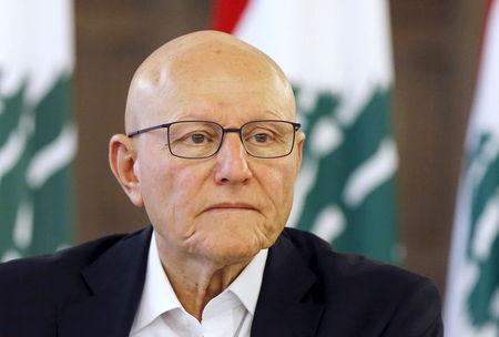Lebanon's Prime Minister Tammam Salam attends a news conference at the government palace in Beirut, Lebanon, August 23, 2015. PHOTO BY REUTERS/Mohamed Azakir