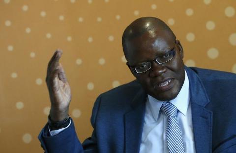 Zimbabwean Finance Minister Tendai Biti speaks at the 2013 Reuters Africa Investment Summit in Johannesburg
