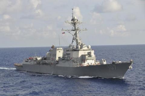 The Arleigh Burke-class guided-missile destroyer USS Gravely (DDG 107) is pictured underway during the multinational UNITAS Atlantic 53-2012 exercise conducted in the western Caribbean Sea, September 25, 2012. PHOTO BY REUTERS/ Lt. Cmdr. Corey Barker