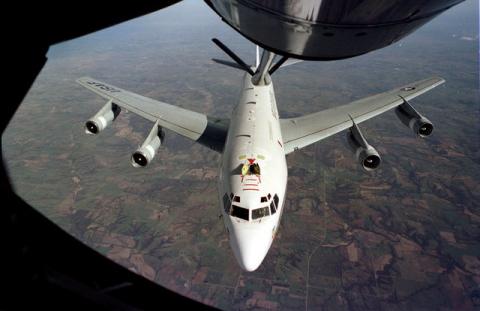 A U.S. Air Force WC-135 Constant Phoenix aircraft is refuelled from an air tanker in an undated photo. PHOTO BY REUTERS/U.S. Air Force