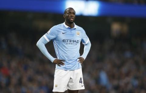 Yaya Toure at Etihad Stadium, October, 31, 2015. PHOTO BY REUTERS/Carl Recine Livepic