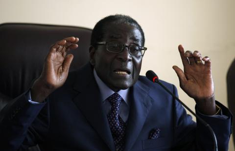 Zimbabwe's President Robert Mugabe