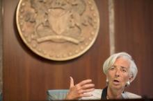 International Monetary Fund (IMF) Managing Director Christine Lagarde speaks during a media briefing following her meeting with President Muhammadu Buhari in Abuja, Nigeria, January 5, 2016. PHOTO BY REUTERS/Stephen Jaffe