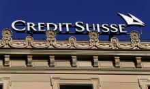 The logo of Swiss bank Credit Suisse is seen at its headquarters at the Paradeplatz in Zurich, Switzerland, November 3, 2016. PHOTO BY REUTERS/Arnd Wiegmann