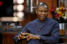 Nigerian Oil Minister Emmanuel Ibe Kachiwku speaks during an interview with Reuters in Abuja, Nigeria, February 12, 2016. PHOTO BY REUTERS/Afolabi Sotunde