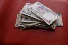 Nigerian naira notes are in illustration March 15, 2016. PHOTO BY REUTERS/Afolabi Sotunde