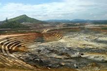 The KCD open pit gold mine at the Kibali mining site in northeast Democratic Republic of Congo, May 1, 2014. PHOTO BY REUTERS/Pete Jones