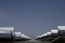 A view of a solar field at the Andasol solar power station near Guadix, southern Spain, July 1, 2015. PHOTO BY REUTERS/Marcelo del Pozo