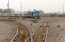 A file picture of old trains on a railway line. PHOTO BY REUTERS/Mohamed Nureldin Abdallah