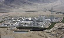 A view of the Arak heavy-water project 190 km (120 miles) southwest of Tehran