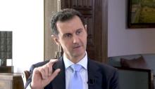 Syrian President Bashar al-Assad speaks during a TV interview in Damascus, Syria in this still image taken from a video on November 29, 2015. PHOTO BY REUTERS/Reuters TV courtesy of Czech Television
